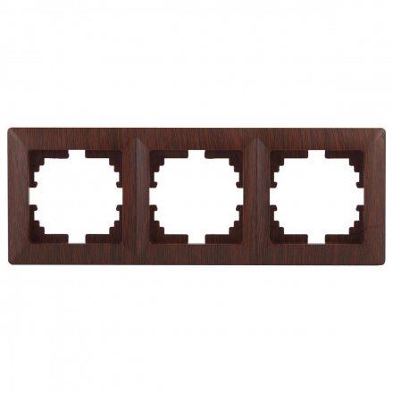 Рамка 3-постовая ЭРА Intro Solo венге 4-503-10 Б0043422