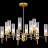 Потолочный светильник ILLUMICO IL5177-6+6PLS-29 BRASS TUBO