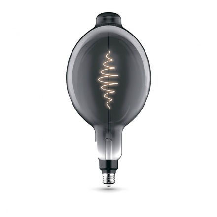 Лампа светодиодная филаментная Gauss E27 8,5W 1800K серая 152802005