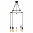 Подвесная люстра Lussole Loft Cranbrook GRLSP-8256