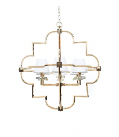 Подвесная люстра Lumina Deco Baltimore LDP 8020-6 GD+WT