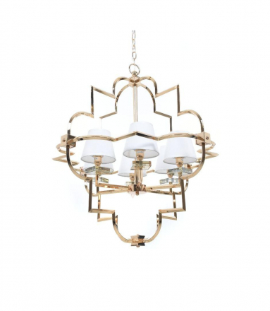 Подвесная люстра Lumina Deco Baltimore LDP 8020-6 GD+WT