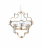Подвесная люстра Lumina Deco Baltimore LDP 8020-6 GD+WT