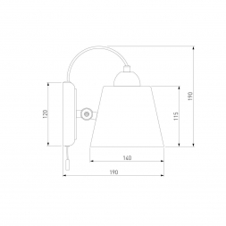 Бра Eurosvet 70083/1 золото