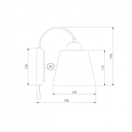 Бра Eurosvet 70083/1 золото
