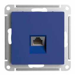 Розетка компьютерная RJ45 Schneider Electric AtlasDesign кат. 5Е аквамарин ATN001183