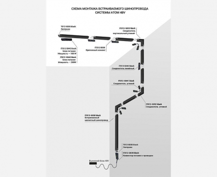 Коннектор питания Italline Atom IT012-5039 black