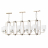 Подвесная люстра Crystal Lux Nicolas SP12 L1600 Gold/White