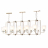 Подвесная люстра Crystal Lux Nicolas SP12 L1600 Gold/White