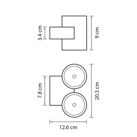Уличный настенный светодиодный светильник Lightstar Paro 362692