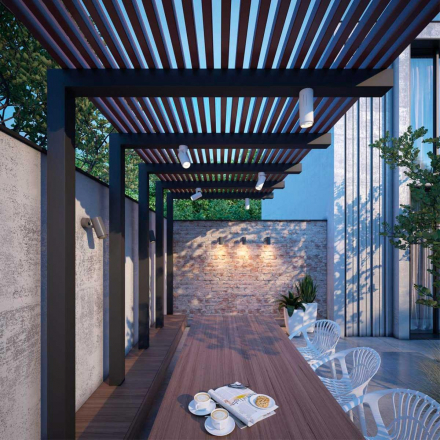 Уличный настенный светодиодный светильник Novotech Street Kaimas 358290