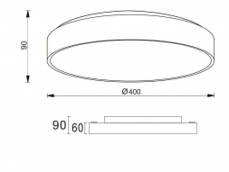 Потолочный светодиодный светильник Deko-Light Menkar 348198