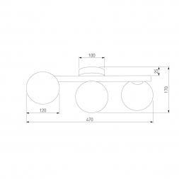 Потолочная люстра TK Lighting 10269 Estera Wood
