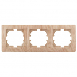 Рамка 3-постовая ЭРА Intro Solo дерево 4-503-11 Б0043423