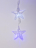 Светодиодная гирлянда Uniel занавес 220V белый ULD-E5505-196/DTK WHITE-BLUE IP20 STARS-1 UL-00001410