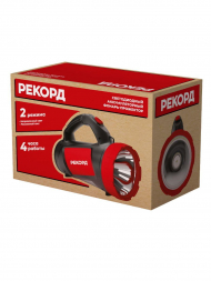 Рабочий светодиодный фонарь-прожектор Рекорд аккумуляторный 170х125 210 лм PB-2600 24286