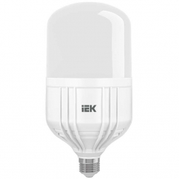 Лампа светодиодная сверхмощная IEK E27 50W 4000K матовая LLE-HP-50-230-40-E27