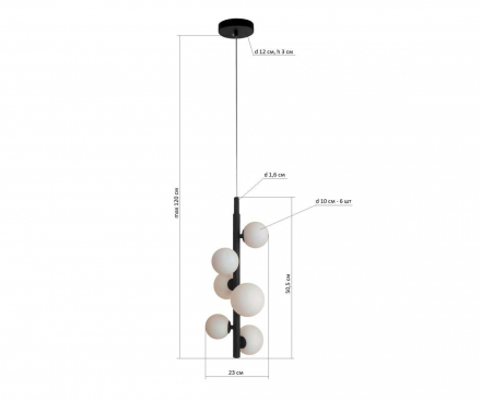 Подвесная люстра Kink Light Сида 07508-6A,19