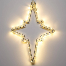 Светодиодная фигура Ardecoled Звездочка ARD-Star-M3-380X250-36Led Warm 025314