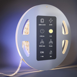 Светодиодная лента Maytoni 8W/m 300LED/m 2216SMD теплый белый 5M 201061
