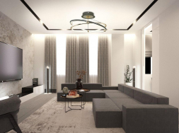 Потолочный светодиодный светильник Natali Kovaltseva Smart Нимбы High-Tech Led Lamps 82050