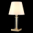 Настольная лампа Crystal Lux Nicolas LG1 Gold/White