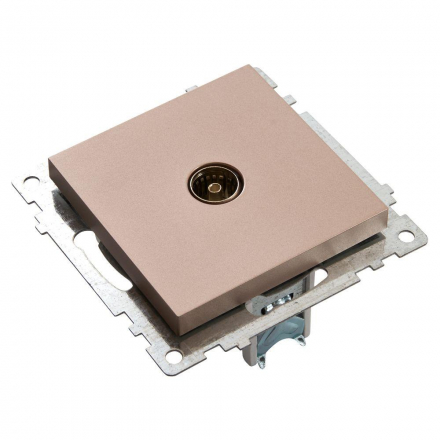 Розетка телевизионная TV Stekker Катрин шампань GLS00-7108-02 39600