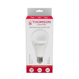 Лампа светодиодная Thomson E27 21W 4000K груша матовая TH-B2100