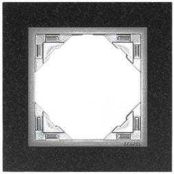 Рамка 1-постовая Efapel Logus 90 Petra камень/алюминий 90910 TGA