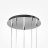 Подвесная светодиодная люстра Maytoni Drop MOD273PL-L80CH3K