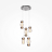 Подвесная светодиодная люстра Maytoni Drop MOD273PL-L80CH3K