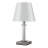 Настольная лампа Crystal Lux Nicolas LG1 Nickel/White