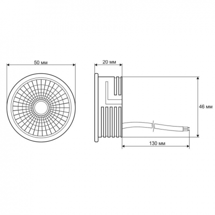 Светодиодный модуль Denkirs DK4000-7W dim