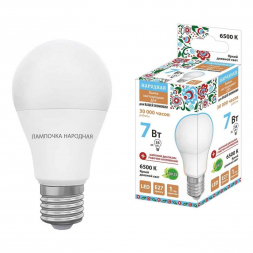 Лампа светодиодная TDM Electric Народная E27 7W 6500K матовая SQ0340-1507