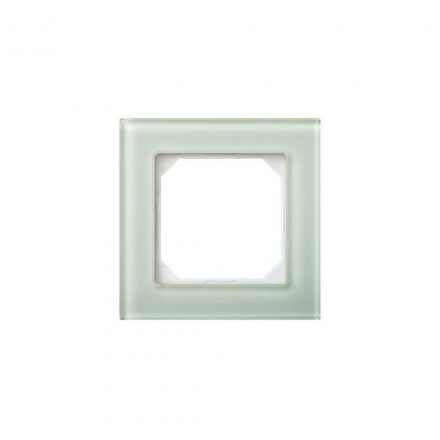 Рамка 1-постовая Liregus Epsilon стекло натуральное 28-241