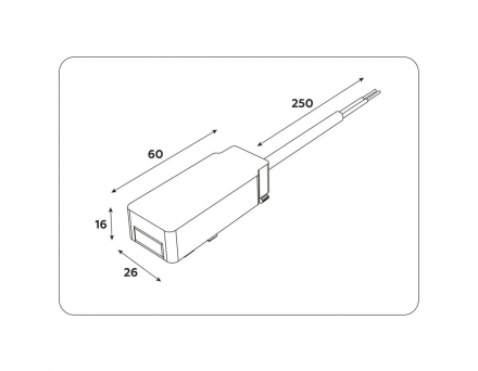 Ввод питания для шинопровода Ambrella light Track System GV1261