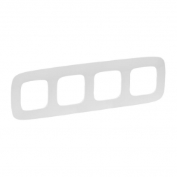 Рамка 4-постовая Legrand Valena Allure белая 754304