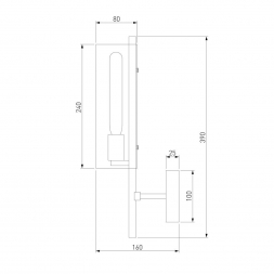 Бра Eurosvet Trompeta 70144/1 хром