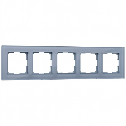 Рамка на 5 постов Werkel Favorit серый W0051115 4690389160165