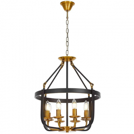 Подвесная люстра Lumina Deco Berling LDP 8024-8 BK+MD