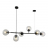 Подвесная люстра Lumina Deco Ceredo LDP 6034-6 BK