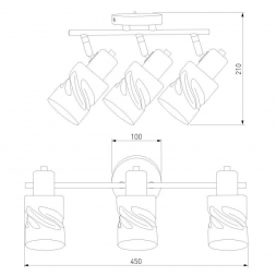 Спот Eurosvet Ansa 20120/3 хром