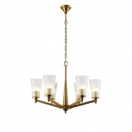 Подвесная люстра Crystal Lux Laura SP-PL6 Bronze