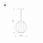 Уличный подвесной светодиодный светильник Arlight LGD-Pearl-Hang-7W Warm3000 030004