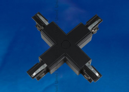 Соединитель для шинопроводов Х-образный Uniel UBX-A41 Black 09748
