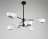 Подвесная люстра Lumina Deco Romina LDP 6037-6 WT+BK